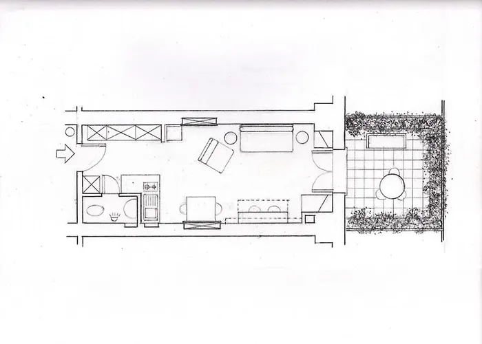 アパート Studio-apartment With Small Garden ヴェネツィア・リド島